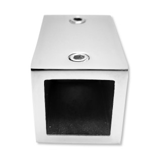 Крепление FDC-60 трубы 15х15 к стене, нержавейка/полированный