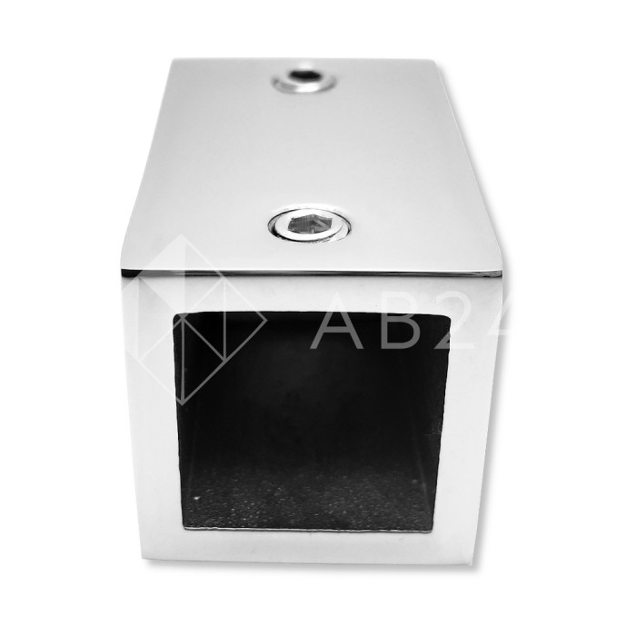 Крепление FDC-60 трубы 15х15 к стене, нержавейка/полированный