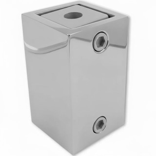 Крепление FDC-60 трубы 15х15 к стене, нержавейка/полированный