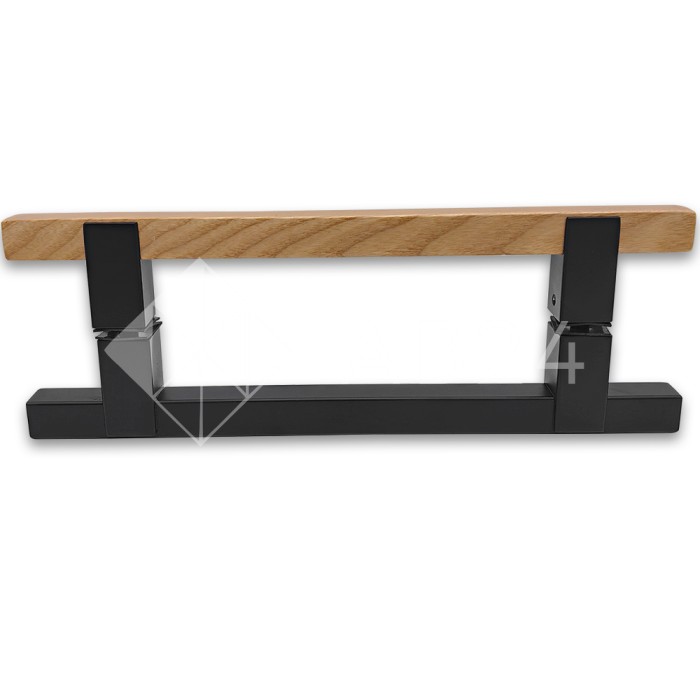 Ручка для сауны FDR-171, 20х220х320 мм, нержавейка/дерево/черный