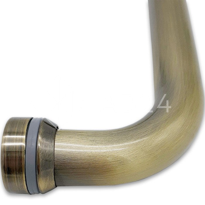 Ручка полотенцесушитель FDR-75-DEF с дефектом 19х200х450х1.0 мм, нержавейка/бронза