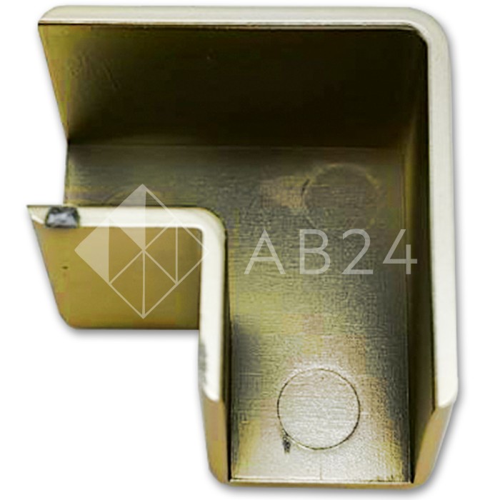 Уголок для профиля FDPA-513 п-образного 19х13х2 стыковочный, пластик/золото