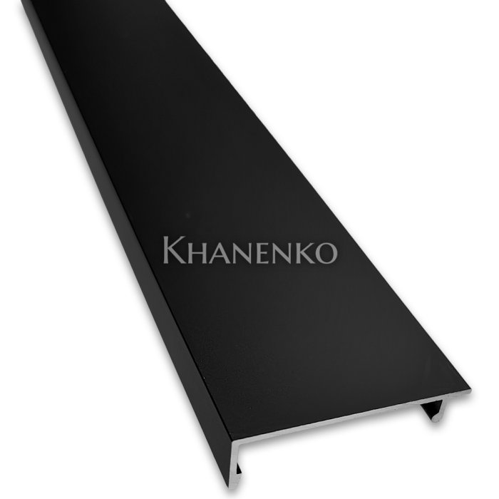 Крышка FKP-442.3 для профиля зажимного FKP-443, алюминий/черный