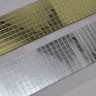 AV405: Зеркальная мозаика, лента самоклеющаяся, длина 1 м, золото