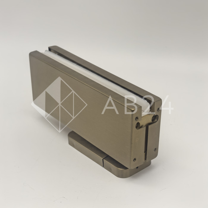 Петля с доводчиком FKD-04 нагрузка от 60 до 85 кг, нержавейка/брашированное золото