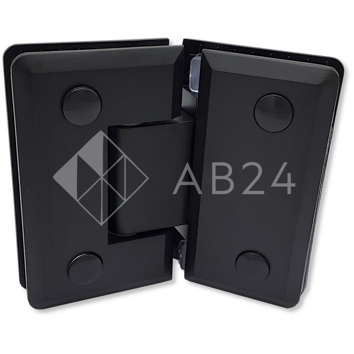 Петля Бета β FDP-24 стекло-стекло 135°, цинк/черный