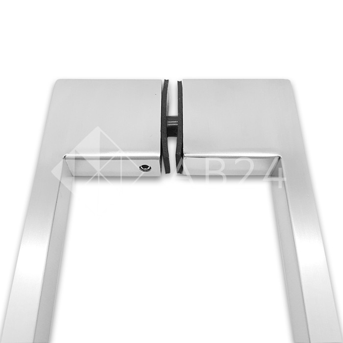 Ручка скоба FDR-90, 10х15х220х1.0 мм, нержавейка/матовый