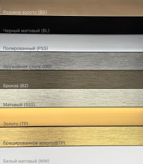 Профиль для стекла FDPA-55.22, 19х12,5х1,75, длина 2,2 м, алюминий/матовый