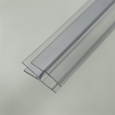 Уплотнитель FDPP-439.8 ПРЕМИУМ нижний ус-7мм,ус-11мм,прозрачный 1,1 м под стекло 8 мм