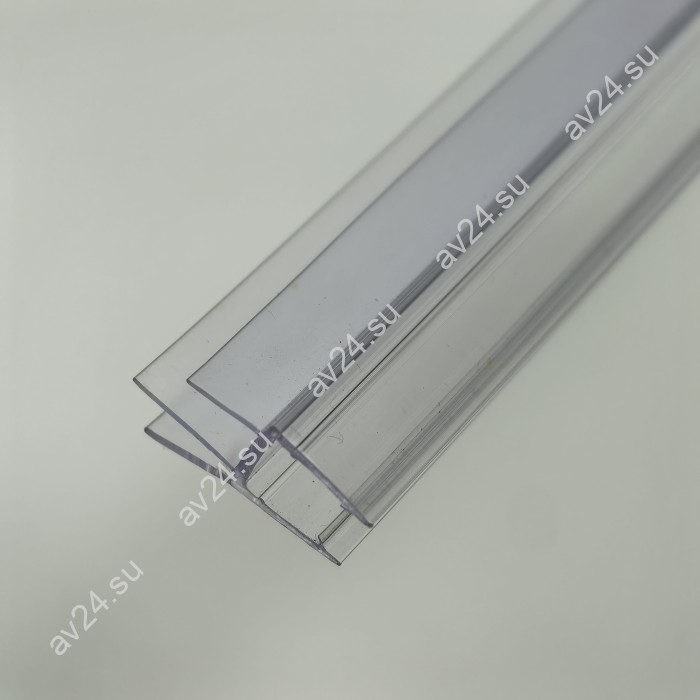 Уплотнитель FDPP-439.8 ПРЕМИУМ нижний ус-7мм,ус-11мм,прозрачный 1,1 м под стекло 8 мм