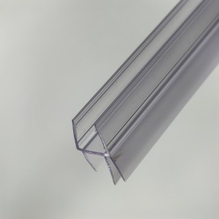 Уплотнитель FDPP-439.8 ПРЕМИУМ нижний ус-7мм,ус-11мм,прозрачный 1,1 м под стекло 8 мм