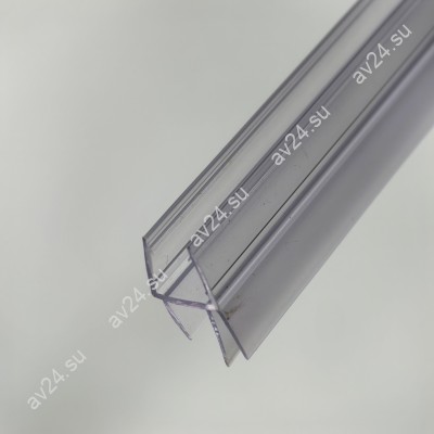 Уплотнитель FDPP-439.8 ПРЕМИУМ нижний ус-7мм,ус-11мм,прозрачный 1,1 м под стекло 8 мм