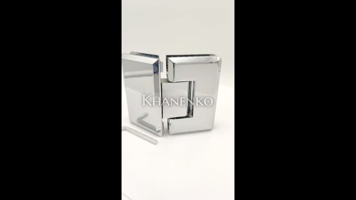 Петля Бета β FDP-24 стекло-стекло 135°, нержавейка/полированный