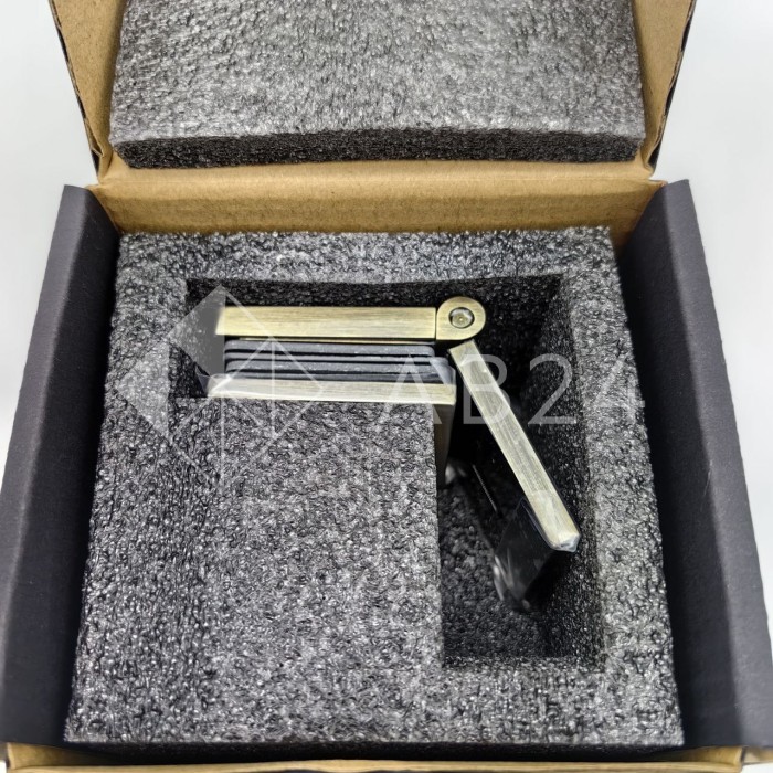 Коннектор для стекла Пегас FDK-100, 45х45 мм стена-стекло 0°-180°, латунь/бронза