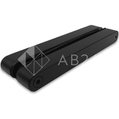 Ручка купе FDR-15, нержавейка/черный