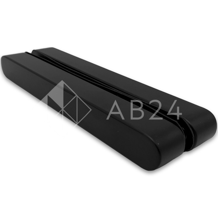 Ручка купе FDR-15, нержавейка/черный