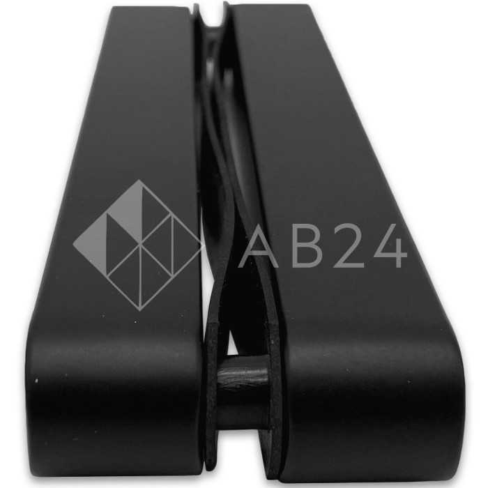 Ручка купе FDR-15, нержавейка/черный