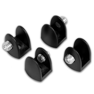 Полкодержатель FDA-30.1 для стекла и зеркала 8-10 мм, цинк/черный