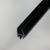 Уплотнитель FDPP-439.8 ПРЕМИУМ нижний ус-7мм, ус-11 мм,черный 1,1 м под стекло 8 мм