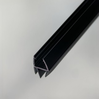 Уплотнитель FDPP-439.8 ПРЕМИУМ нижний ус-7мм, ус-11 мм,черный 1,1 м под стекло 8 мм
