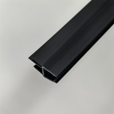 Уплотнитель FDPP-439.8 ПРЕМИУМ нижний ус-7мм, ус-11 мм,черный 1,1 м под стекло 8 мм