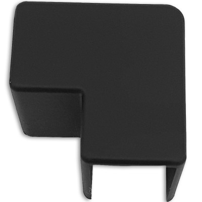 Уголок FDPA-513 для профиля п-образного 19х13х2 стыковочный, пластик/черный