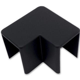 Уголок FDPA-513 для профиля п-образного 19х13х2 стыковочный, пластик/черный