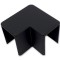 Уголок FDPA-513 для профиля п-образного 19х13х2 стыковочный, пластик/черный