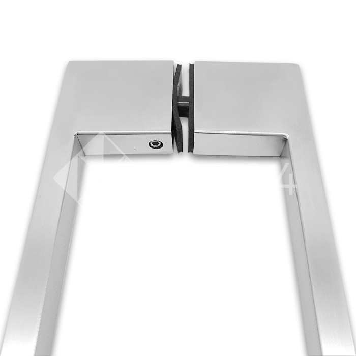 Ручка скоба FDR-92, 10х15х450х1.0 мм, нержавейка/матовый