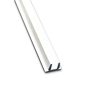 Заглушка верхняя FDPA-500.1, 19х13х2мм, 1 м, для п-образного профиля, алюминий/белый