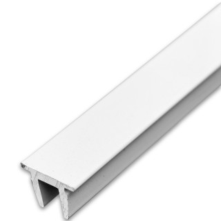 Заглушка верхняя FDPA-500.1, 19х13х2мм, 1 м, для п-образного профиля, алюминий/белый