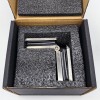 Коннектор для стекла Пегас FDK-101, 45х45 мм стекло-стекло 0°-180°, латунь/бронза