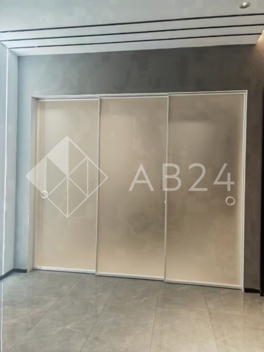 Раздвижная система FDS-18.3 телескопическая для трех дверей 3+0, черный