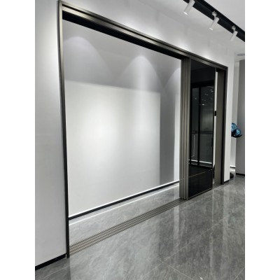 Крышка FDS-184.2 для трека раздвижной системы FDS-18, длина 2 м, алюминий/черный