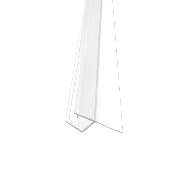 Уплотнитель ПРЕМИУМ Ч-образный прозрачный 2.2 м, ус 18 мм под стекло 6 мм FDPP-402.6