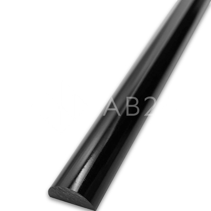 Порог акриловый с дефектом для душевой 16х8 мм 1 м черный FDPP-16.1-DEF