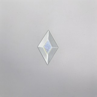 Бевелс AV131 дихроичный ромб 38 х 64 мм желтая шиншилла