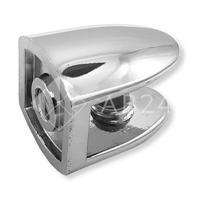 Полкодержатель FDA-30.1 для стекла и зеркала 8-10 мм, цинк/хром