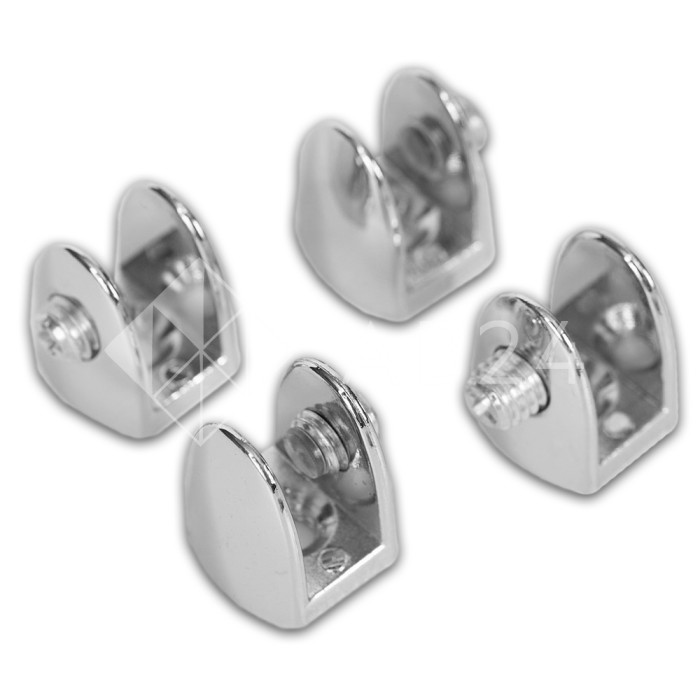 Полкодержатель FDA-30.1 для стекла и зеркала 8-10 мм, цинк/хром