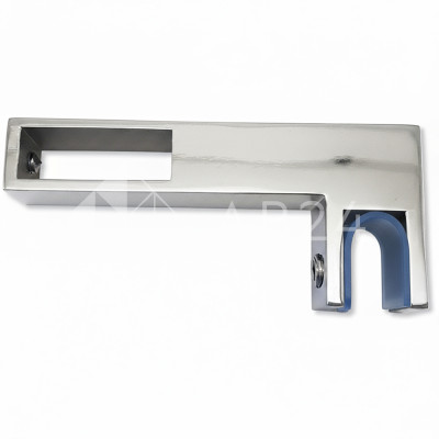 Держатель стекла FDC-35 сквозной 30х10 горизонтальный, нержавейка/полированный