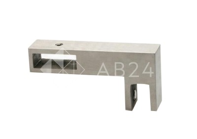 Держатель стекла FDC-35 сквозной 30х10 горизонтальный, нержавейка/полированный