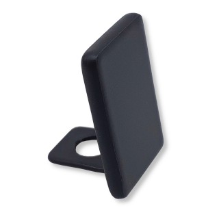 Заглушка торцевая FDPA-501 для п-образного профиля 19х13х2, нержавейка/черный