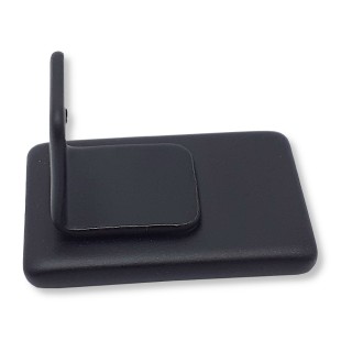 Заглушка торцевая FDPA-501 для п-образного профиля 19х13х2, нержавейка/черный