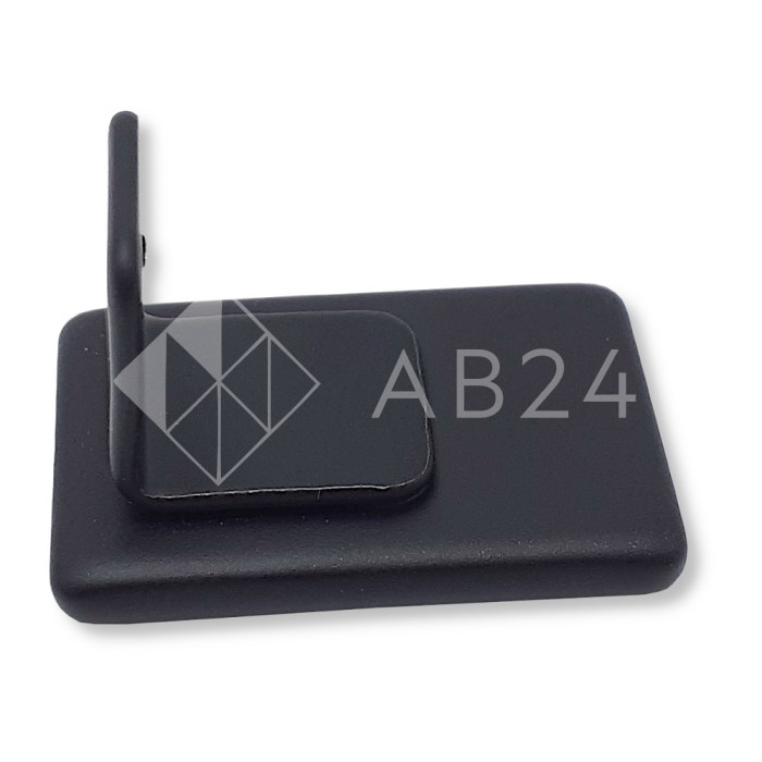 Заглушка торцевая FDPA-501 для п-образного профиля 19х13х2, нержавейка/черный