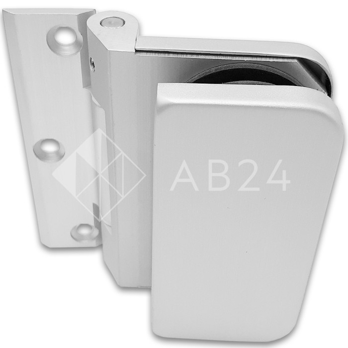 Петля FMP-13 для межкомнатной двери из стекла на коробку, алюминий/анодированный