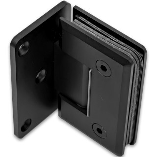 Петля FDP-20-DEF с дефектом Бета β стена-стекло с бок. креплением, латунь/черный