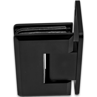 Петля FDP-20-DEF с дефектом Бета β стена-стекло с бок. креплением, латунь/черный