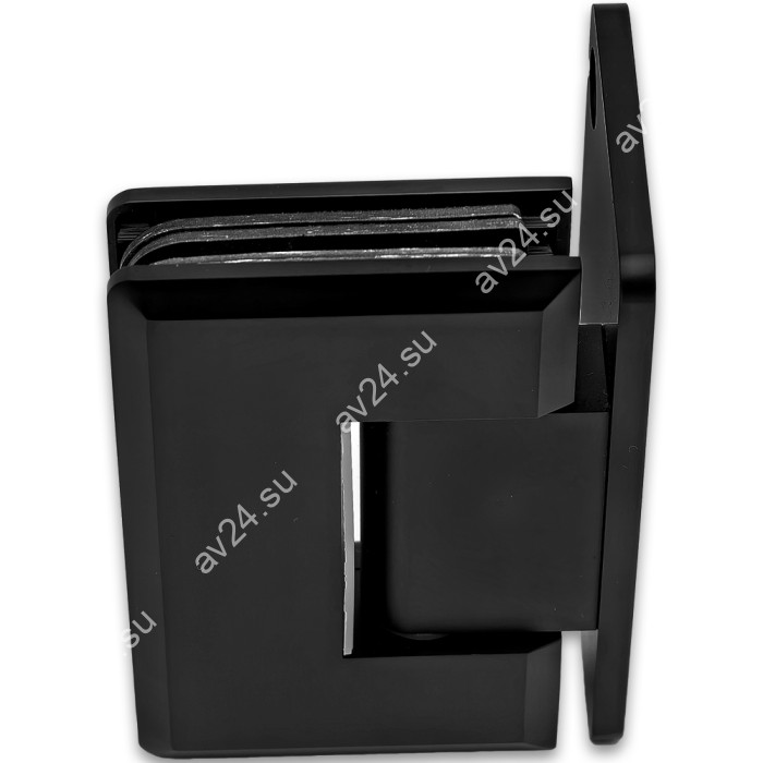 Петля FDP-20-DEF с дефектом Бета β стена-стекло с бок. креплением, латунь/черный