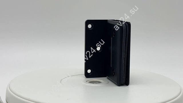 Петля FDP-20-DEF с дефектом Бета β стена-стекло с бок. креплением, латунь/черный