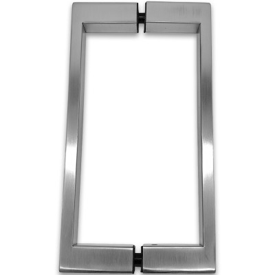 Ручка скоба FDR-76, 20х10х200 мм, нержавейка/матовый